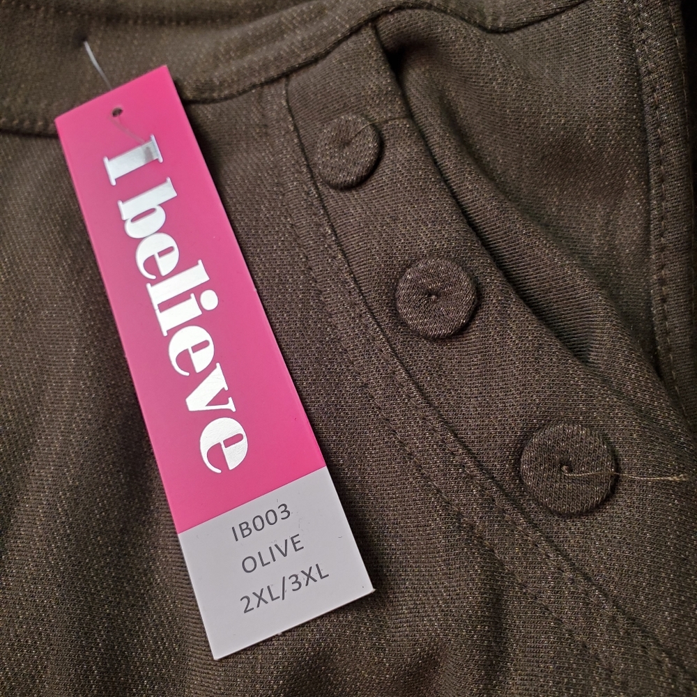 Olive green jeggings
